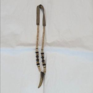 Twine and twig necklace